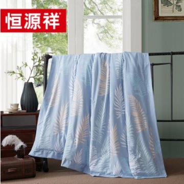 恒源祥家纺床上用品仿丝绸夏凉被单双人空调被