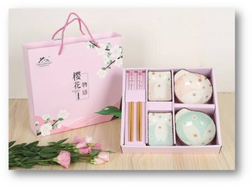 厨房陶瓷套件碟碗套装 餐具套装 樱花物语系列—